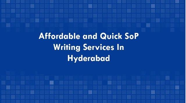 SOP WRITING SERVICES IN HYDERABAD